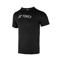 YONEX ROUND NECK SHIRT 2527 JETBLACK/SILVER