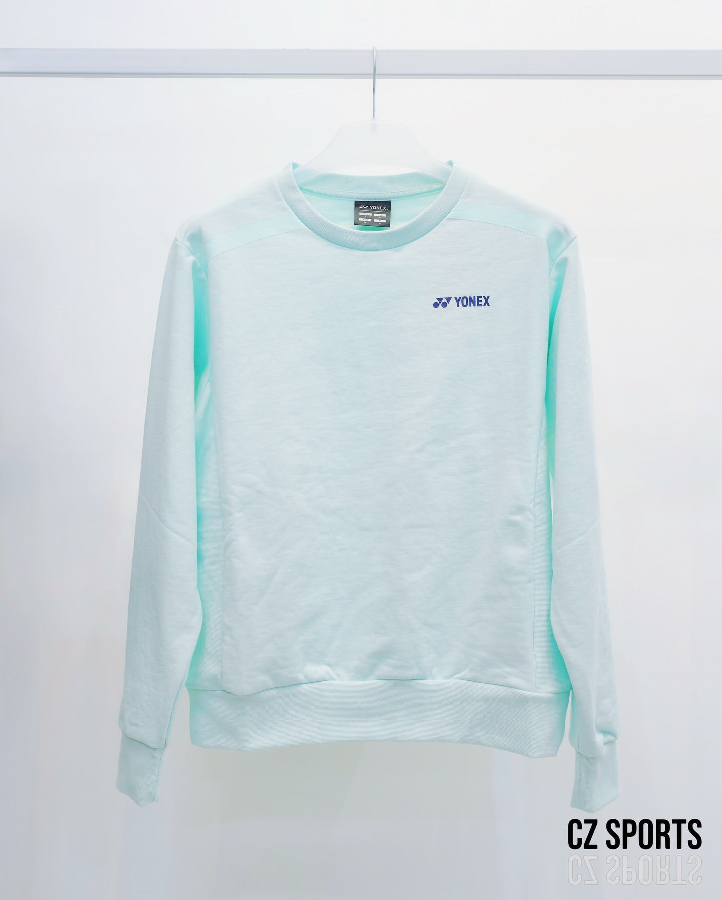 YONEX UNISEX ROUND NECK SWEAT SHIRT 30120EX - ICE BLUE