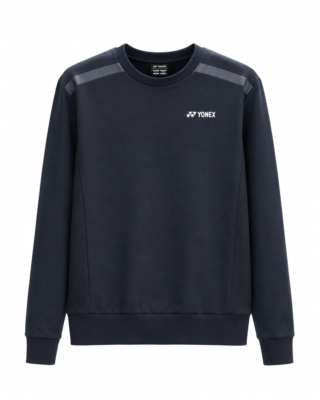 YONEX UNISEX ROUND NECK SWEAT SHIRT 30120EX - BLACK