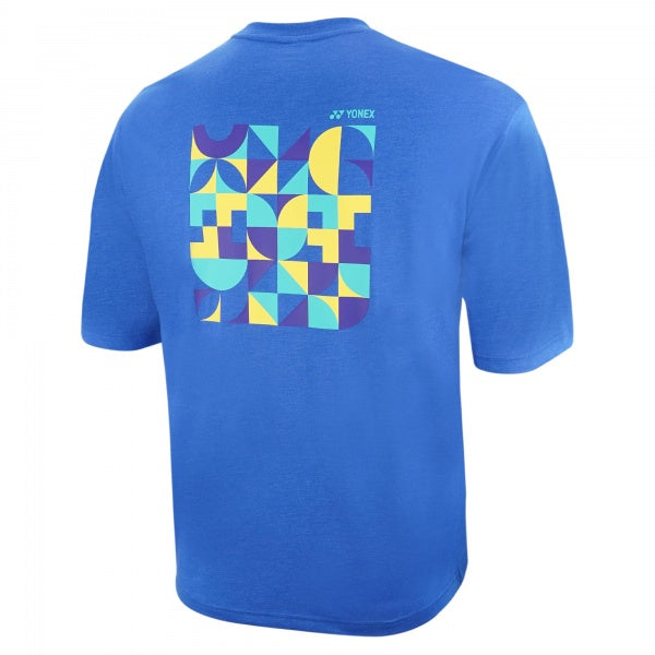 YONEX RM-S092-2514-CC6-23-S MEN ROUND NECK T-SHIRT BLUE LOLITE