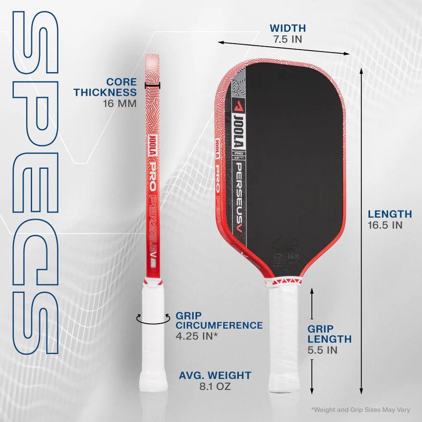 JOOLA BEN JOHNS PERSEUS PRO V 16MM - RED