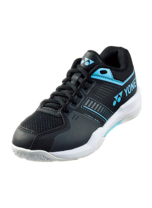 YONEX POWER CUSHION STRIDER FLOW JUNIOR BLACK/BLUE (LACE)