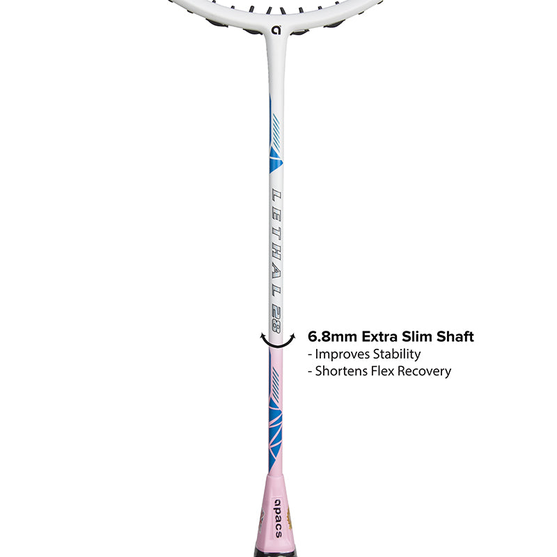 APACS LETHAL 28 (5U) - WHITE / PINK MATTE