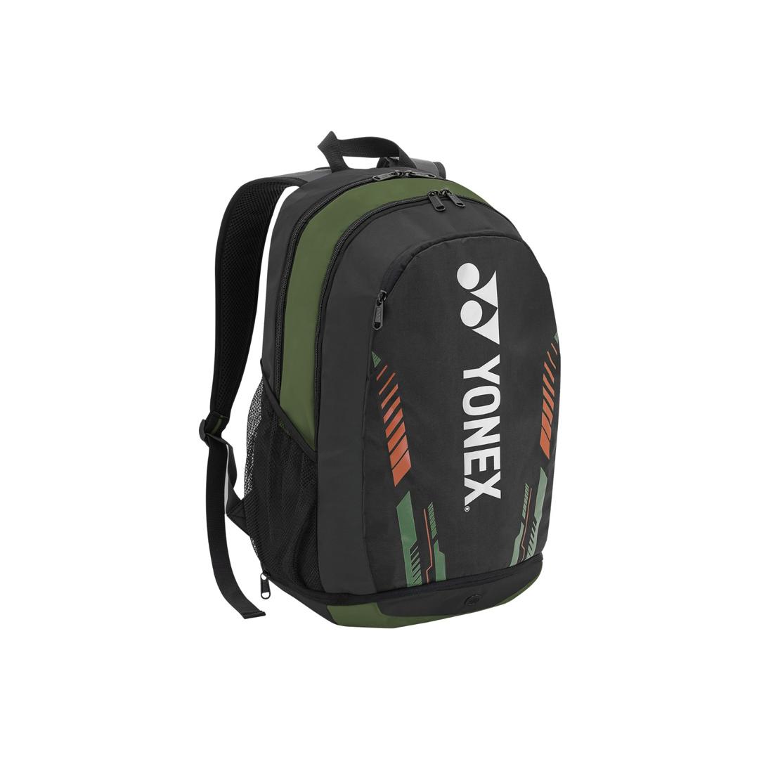 YONEX BACKPACK 1512 - JET BLACK/DEEP LICHEN GREEN
