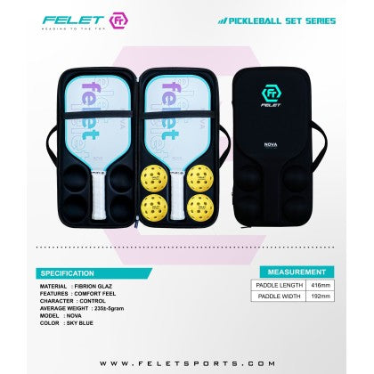 FELET PICKLEBALL PADDLE NOVA SKYBLUE