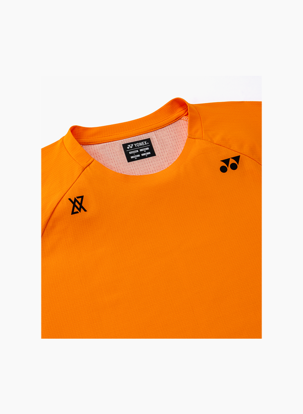 YONEX ROUND NECK SHIRT VA 16824 EX - FLASH ORANGE
