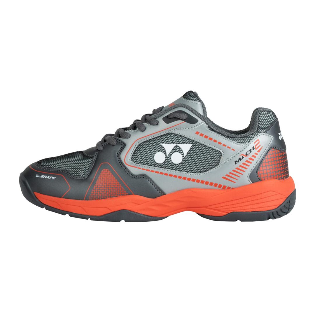 YONEX BADMINTON SHOE MACH 2 GREY / BRIGHT ORANGE