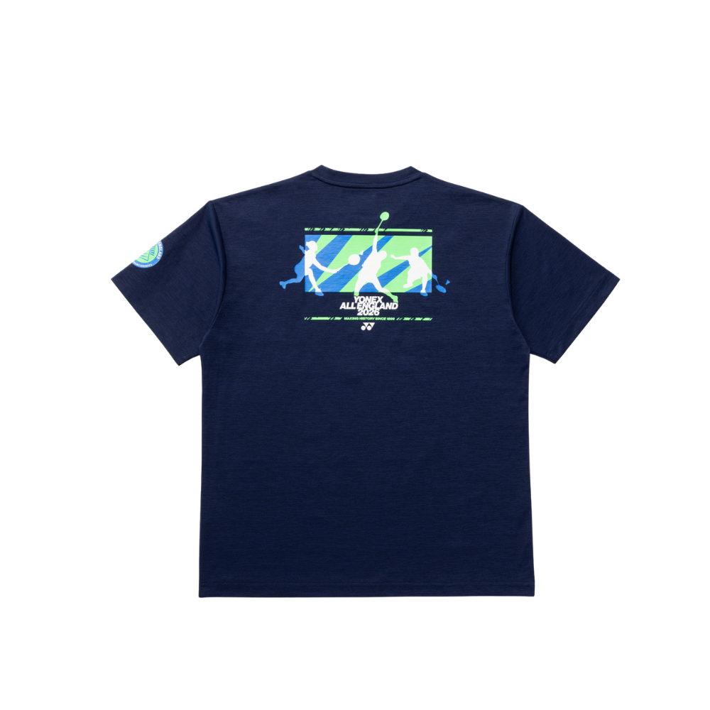YONEX UNISEX ALL ENGLAND 2026 T-SHIRT YOB26001EX - DARK NAVY
