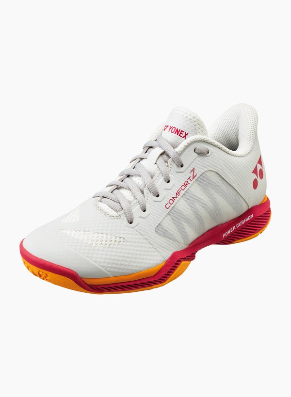 YONEX COMFORT Z シューズ ホワイト/ピンク/オレンジ yonex power YONEX COMFORT Z シューズ ホワイト/ピンク/オレンジ yonex power