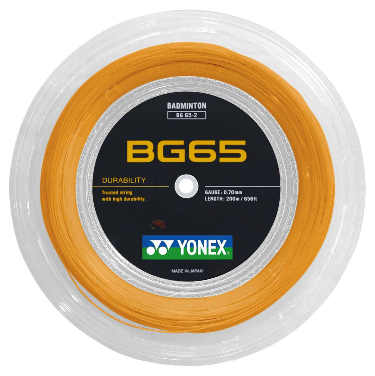 YONEX BG65 STRING COIL - ORANGE