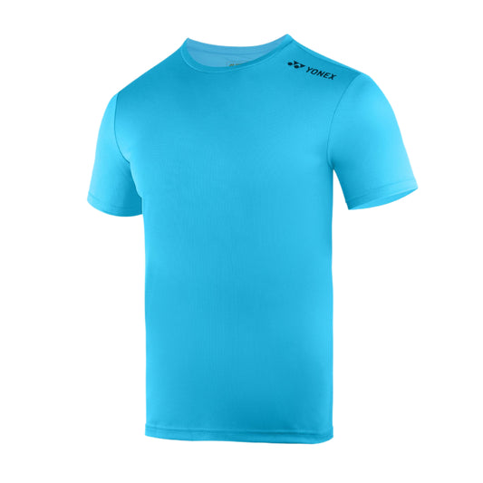 YONEX UNISEX ROUND NECK SHIRT 2791 CYAN BLUE