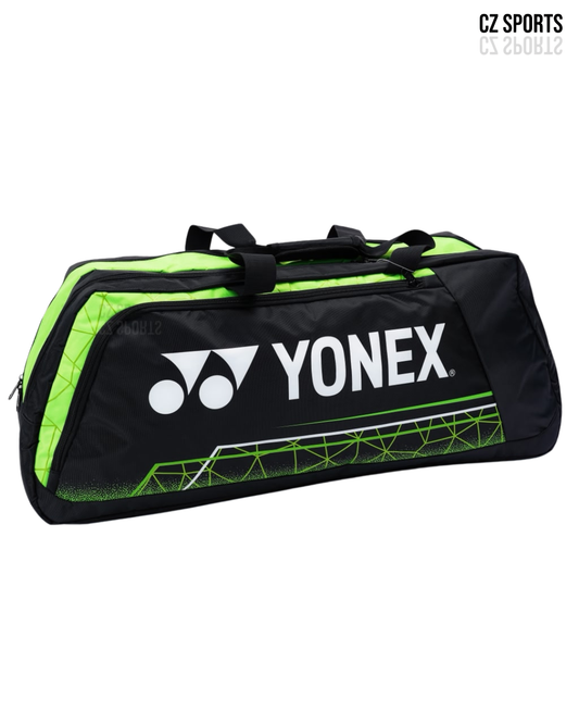 YONEX TOURNAMENT BAG ACE2-0431 - JET BLACK / LIME PUNCH
