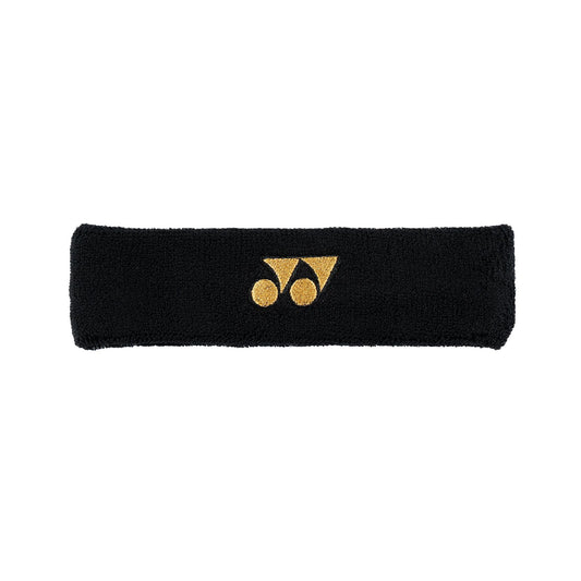YONEX MALAYSIA MASTER HEADBAND -  JET BLACK/GOLD