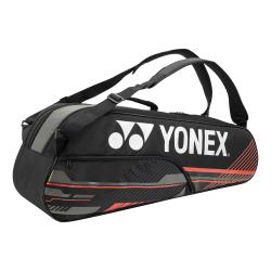 YONEX RACQUET BAG BT6 1226 -  JET BLACK/DEEP LICHEN GREEN