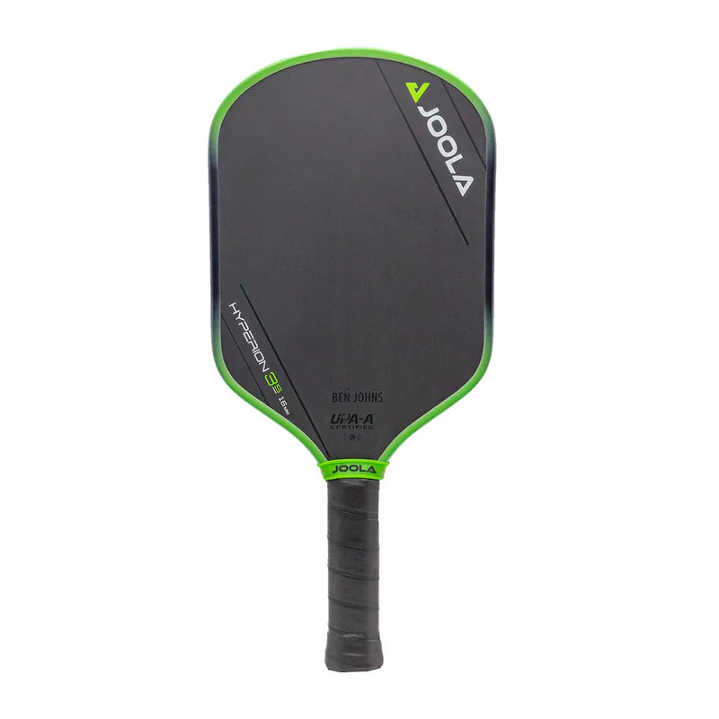 JOOLA BEN JOHNS HYPERION 3S BLK GREEN PICKLEBALL PADDLE - 16MM
