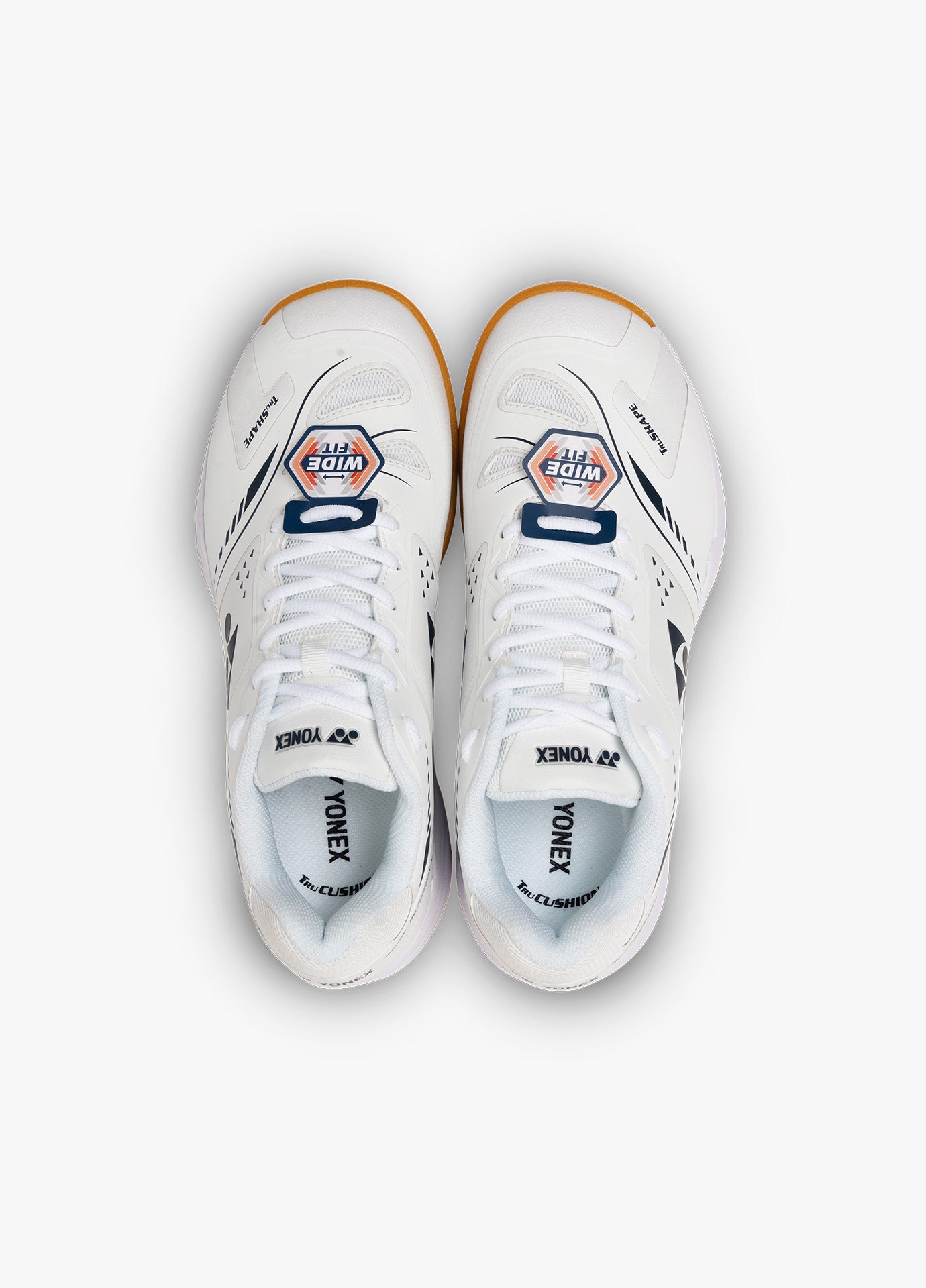 YONEX BADMINTON SHOES STRATAS MEN & WIDE - WHITE / DARK INDIGO