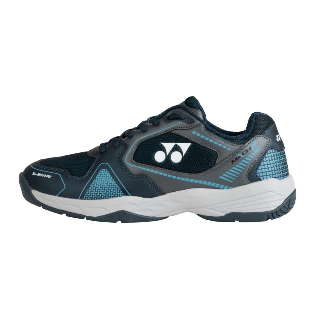 YONEX BADMINTON SHOE MACH 2 DARK GRAPHITE/AQUATIC BLUE