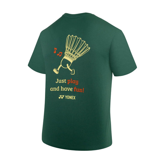 YONEX ROUND NECK SHIRT 2881 - SMOKE PINE