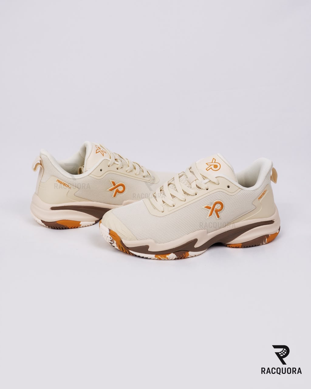 PROTECH PICKLEBALL VALOR  SHOES - CREAM