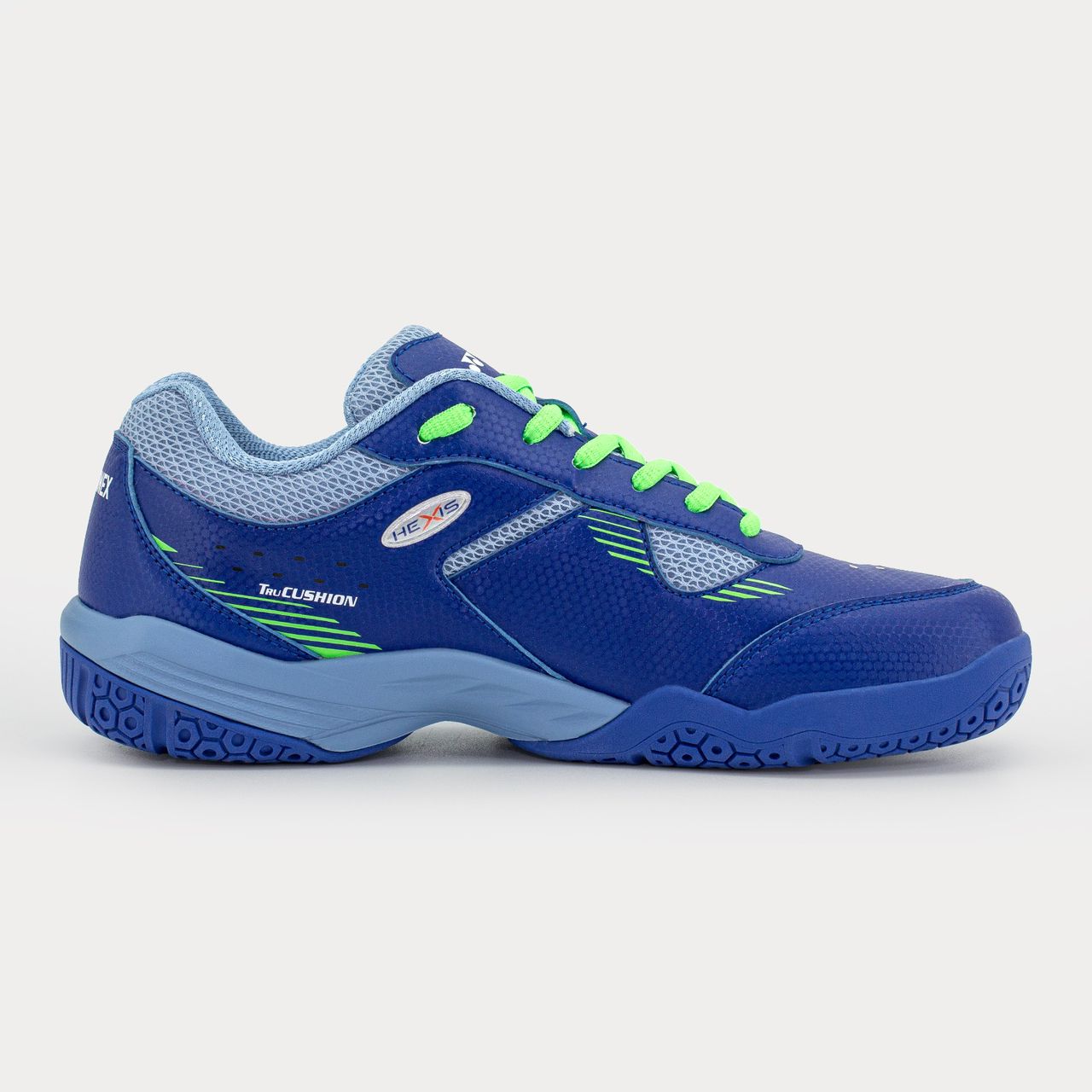 YONEX BADMINTON SHOES HEXIS (SODALITE BLUE/GREEN FLASH)