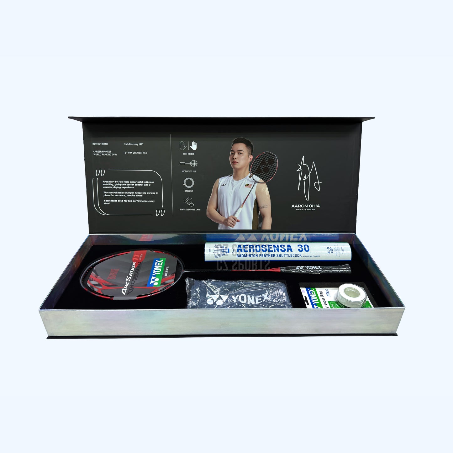 YONEX LIMITED EDITION PLAYER BOX - AARON CHIA