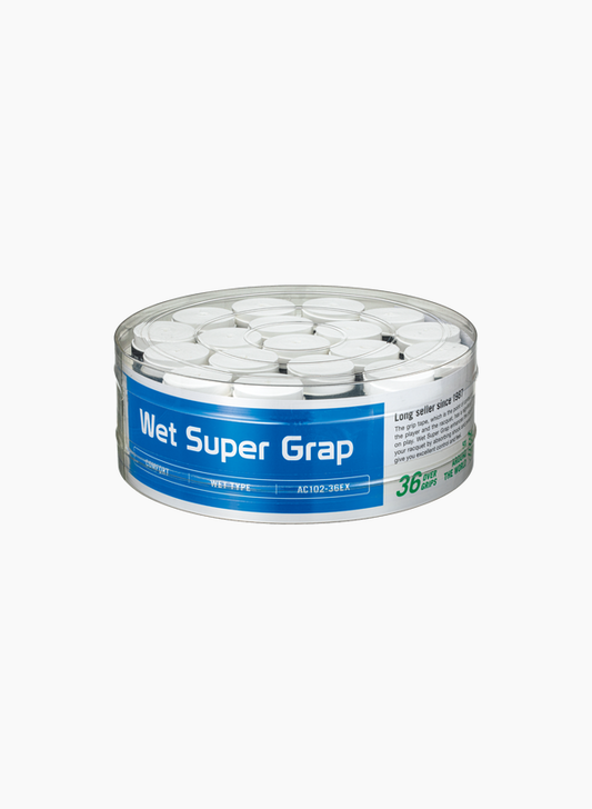 YONEX GRIP AC102 EX (36pcs) OVERGRIP - WHITE