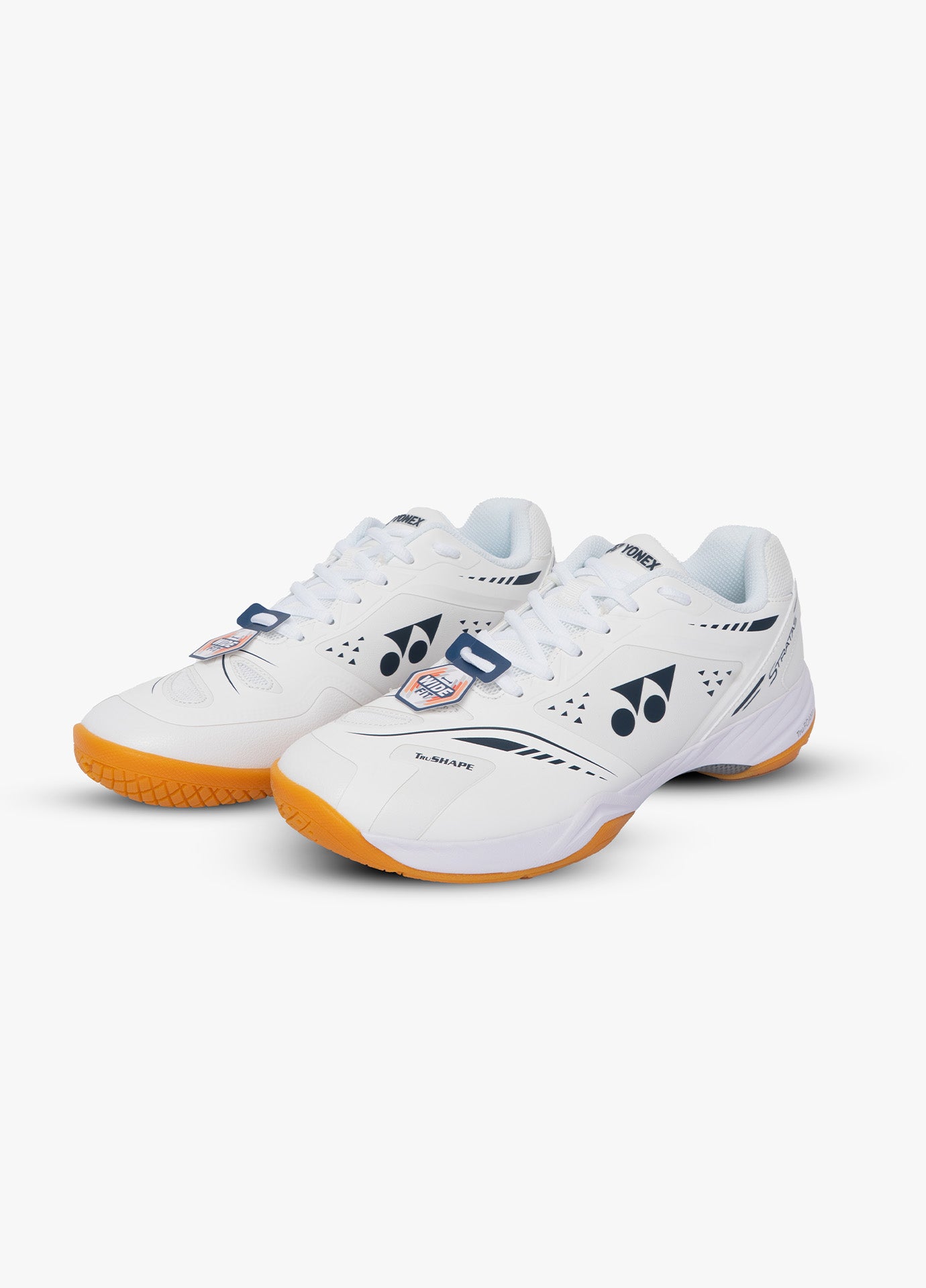 YONEX BADMINTON SHOES STRATAS MEN & WIDE - WHITE / DARK INDIGO