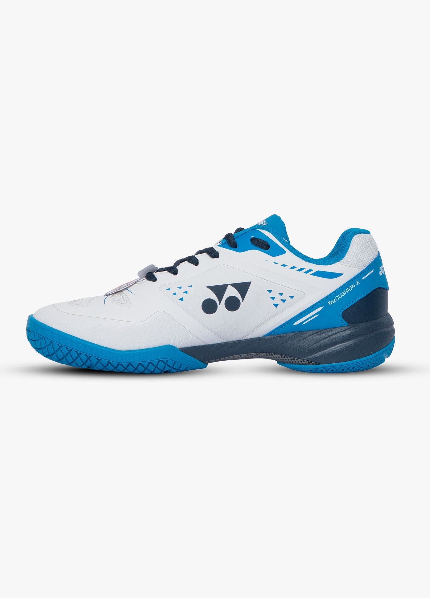 YONEX BADMINTON SHOES STRATAS WIDE - WHITE / OCEAN BLUE