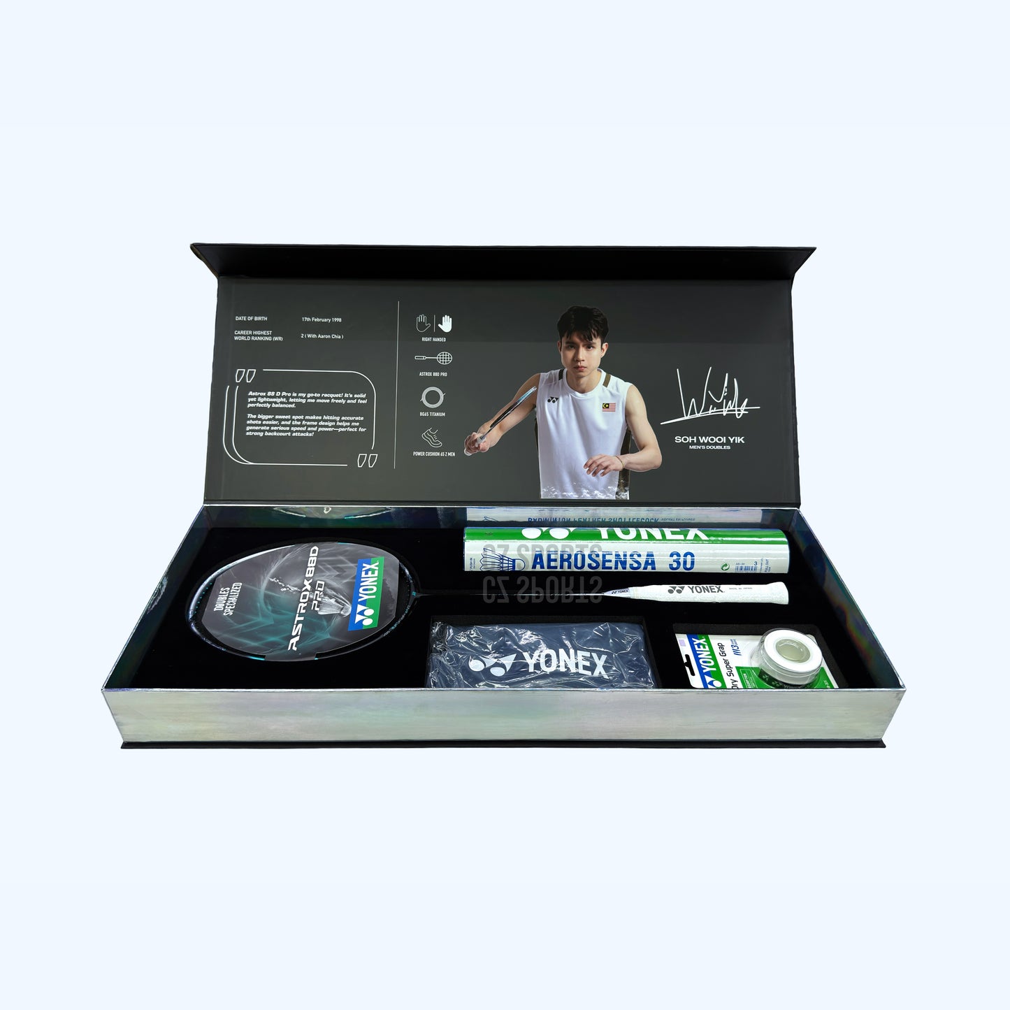 YONEX LIMITED EDITION PLAYER BOX - SOH WOOI YIK