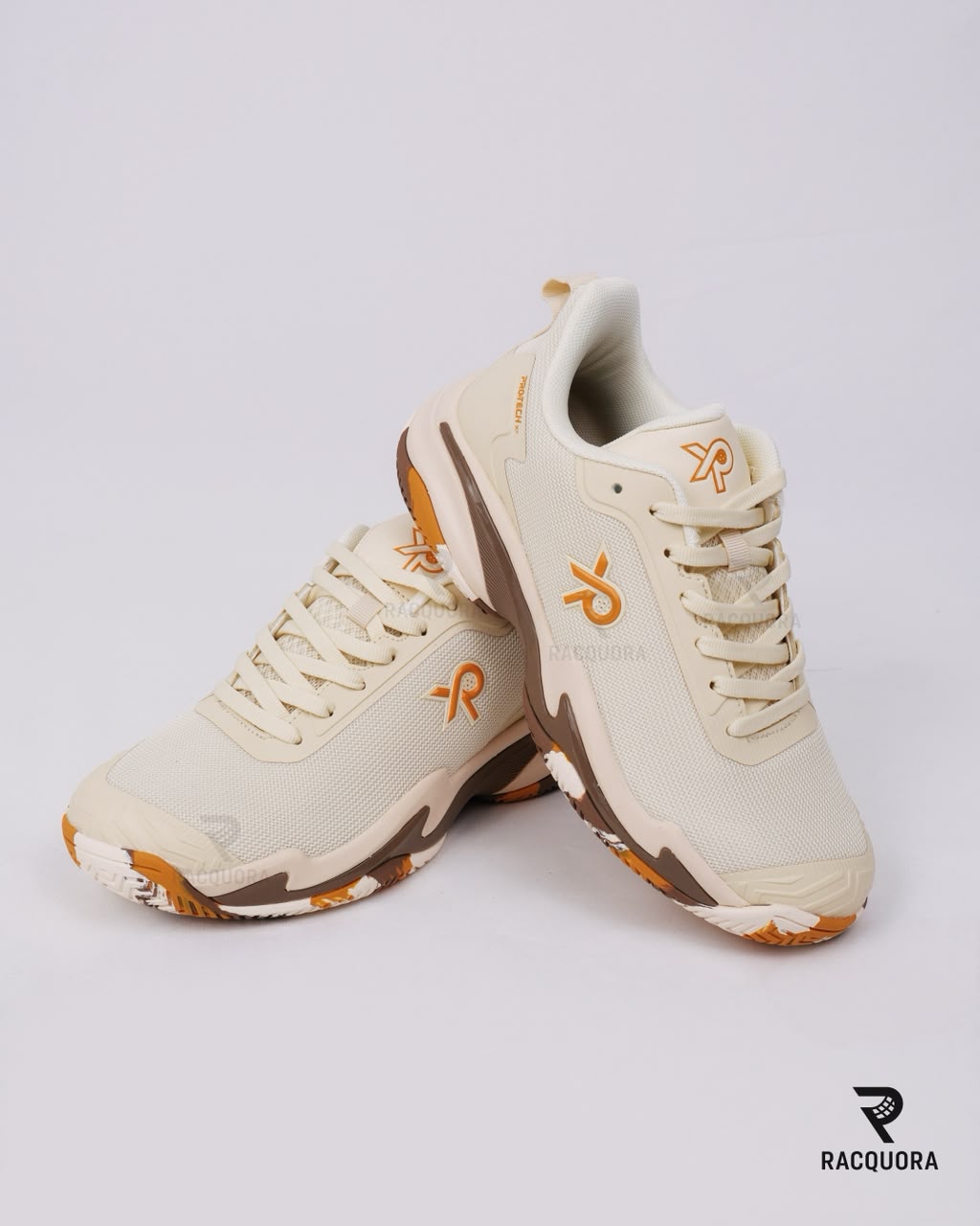 PROTECH PICKLEBALL VALOR  SHOES - CREAM