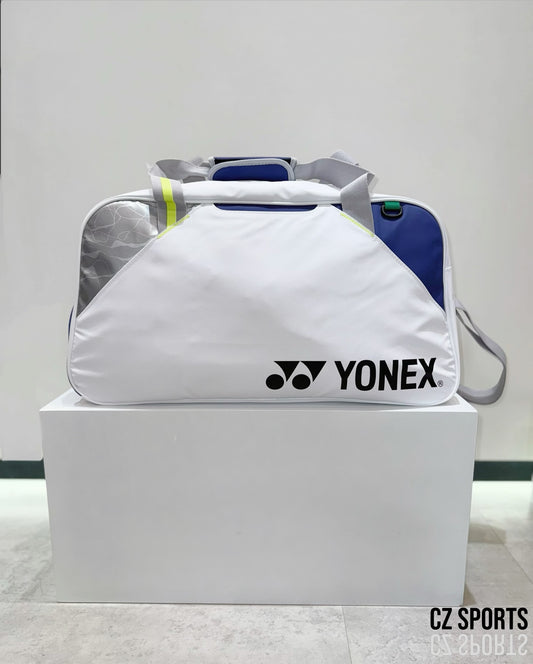 YONEX CLUB BOSTON BAG BA52511EX - WHITE/BLUE (207)