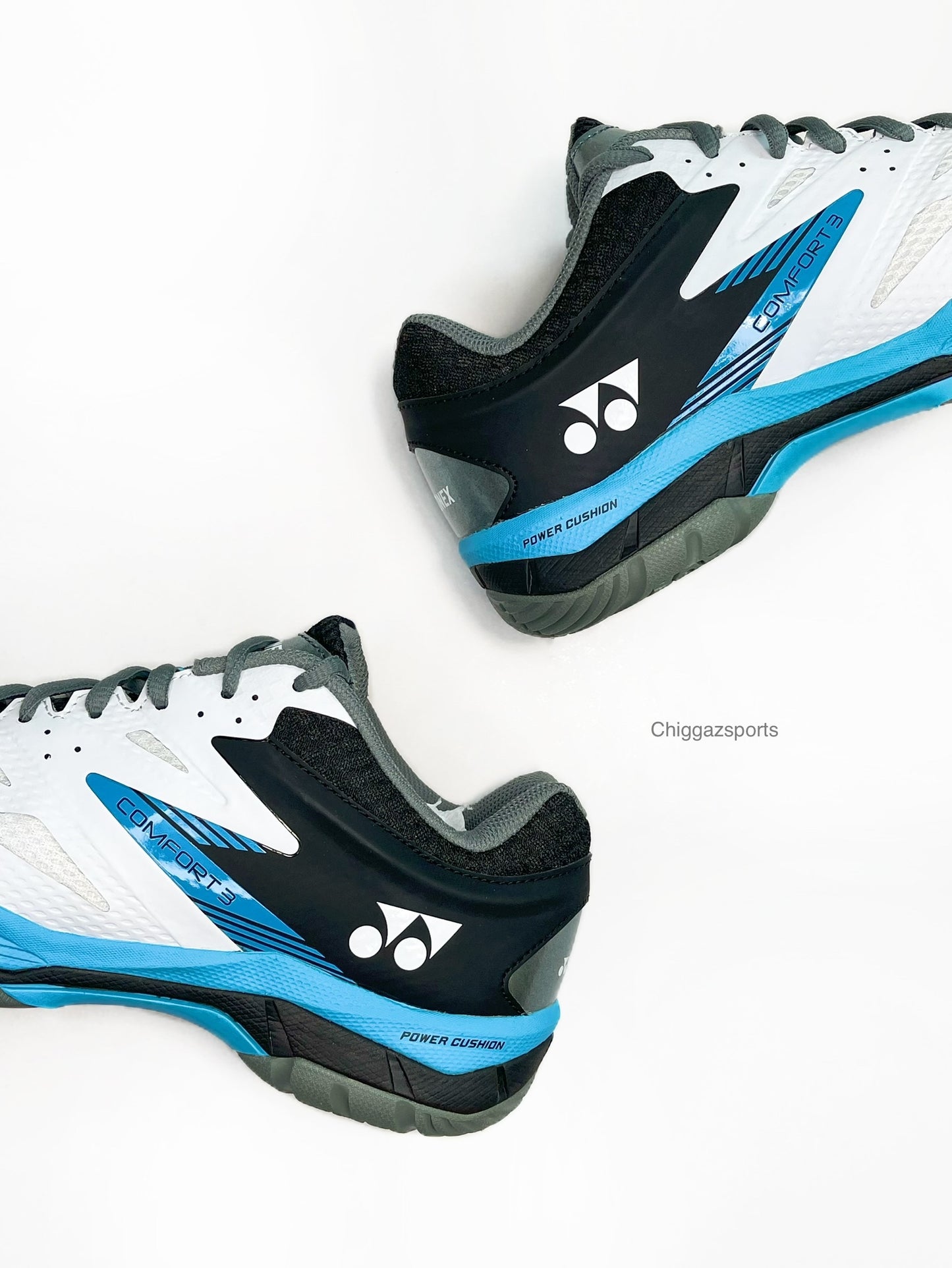 YONEX POWER CUSHION COMFORT 3 WIDE  WHITE TURQUOISE