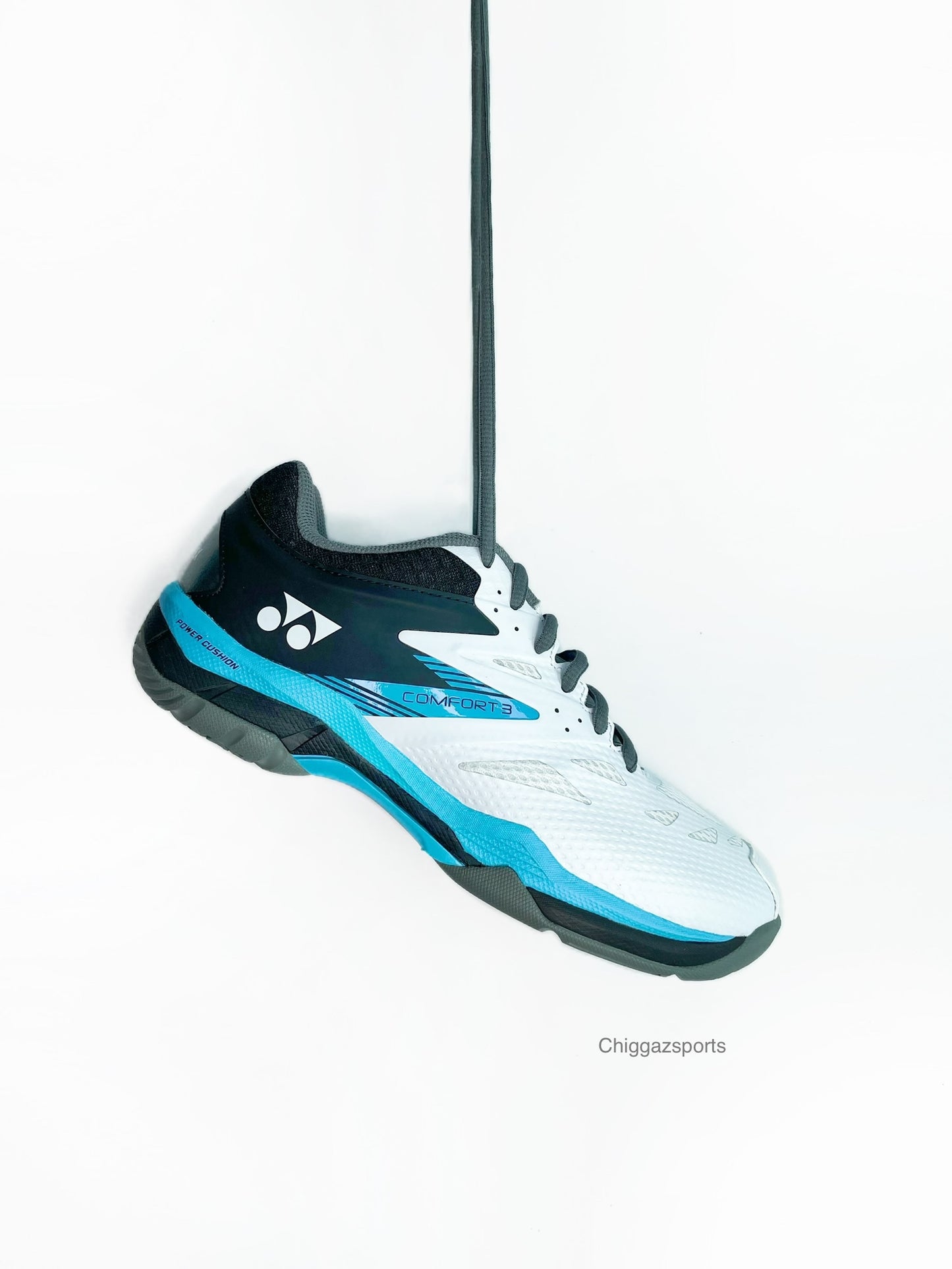 YONEX POWER CUSHION COMFORT 3 WIDE  WHITE TURQUOISE