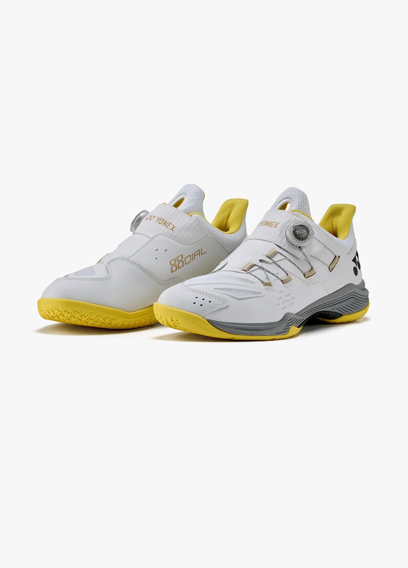 YONEX POWER CUSHION 88 DIAL UNISEX - WHITE YELLOW