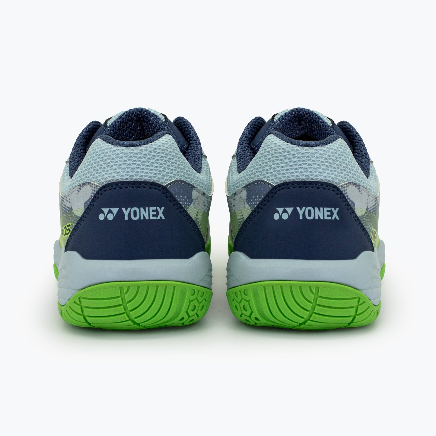 YONEX APIOS BADMINTON SHOES (MINERAL GRAY/GREEN FLASH)