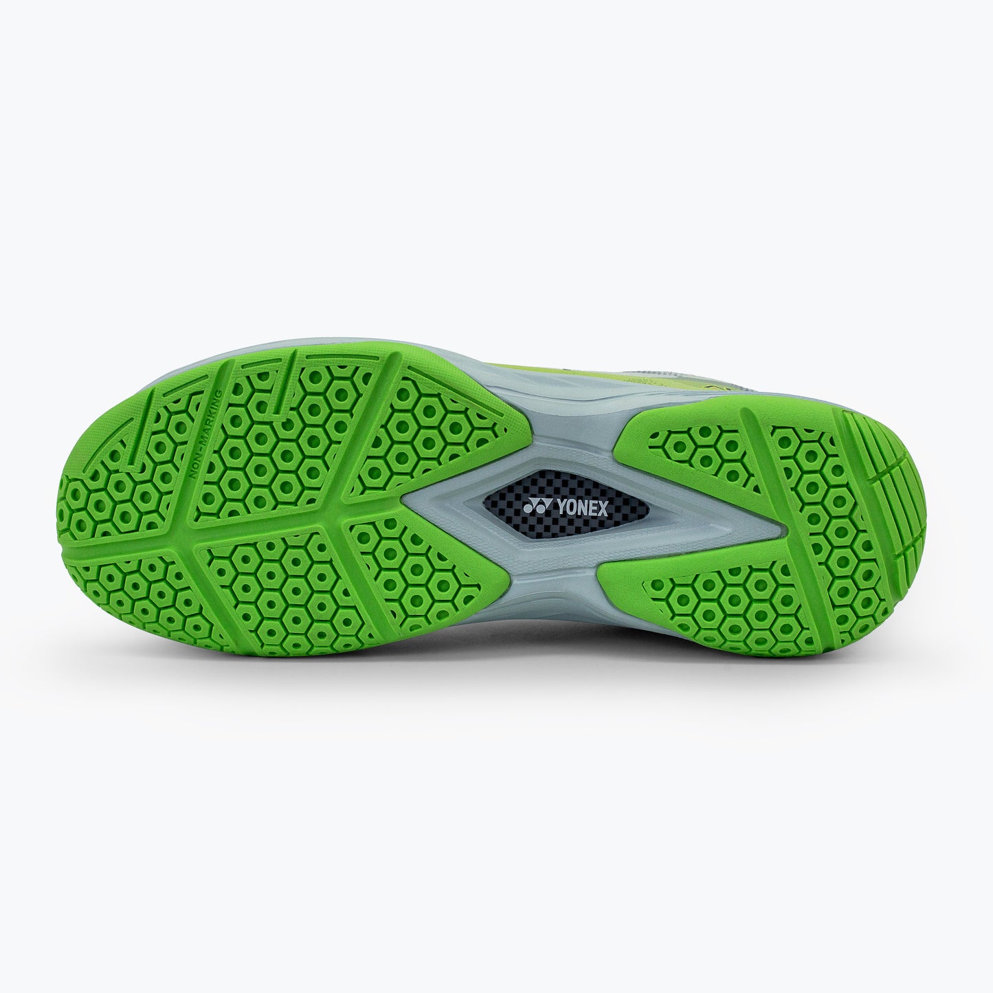 YONEX APIOS BADMINTON SHOES (MINERAL GRAY/GREEN FLASH)