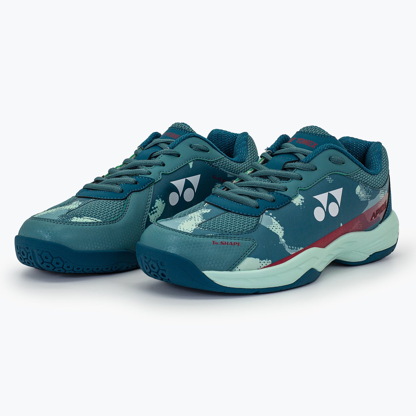 YONEX APIOS BADMINTON SHOES (REAL TEAL/BEET ROOT)