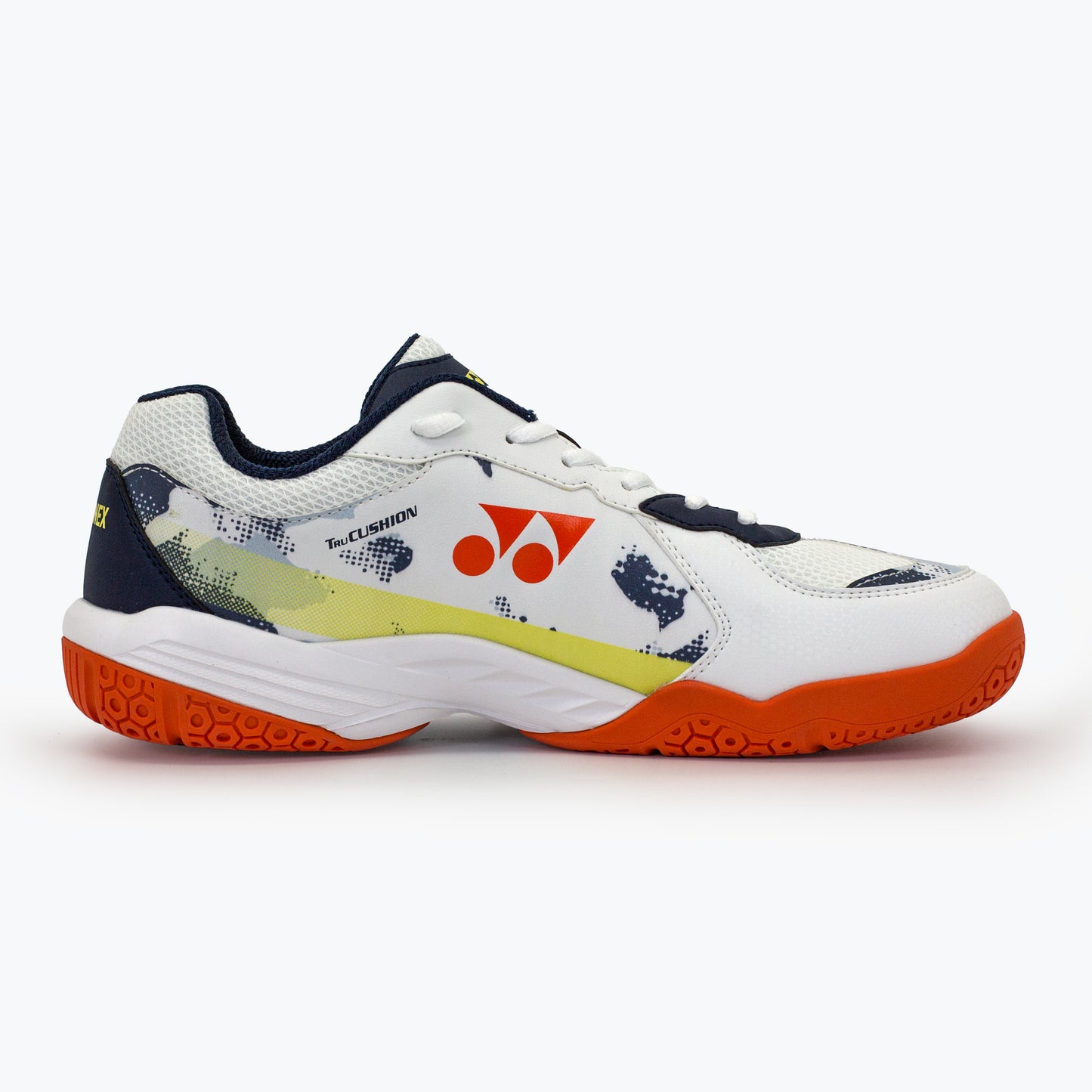 YONEX APIOS BADMINTON SHOES (WHITE/FLAME SCARLET)