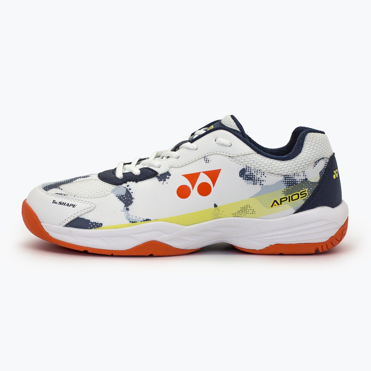 YONEX APIOS BADMINTON SHOES (WHITE/FLAME SCARLET)