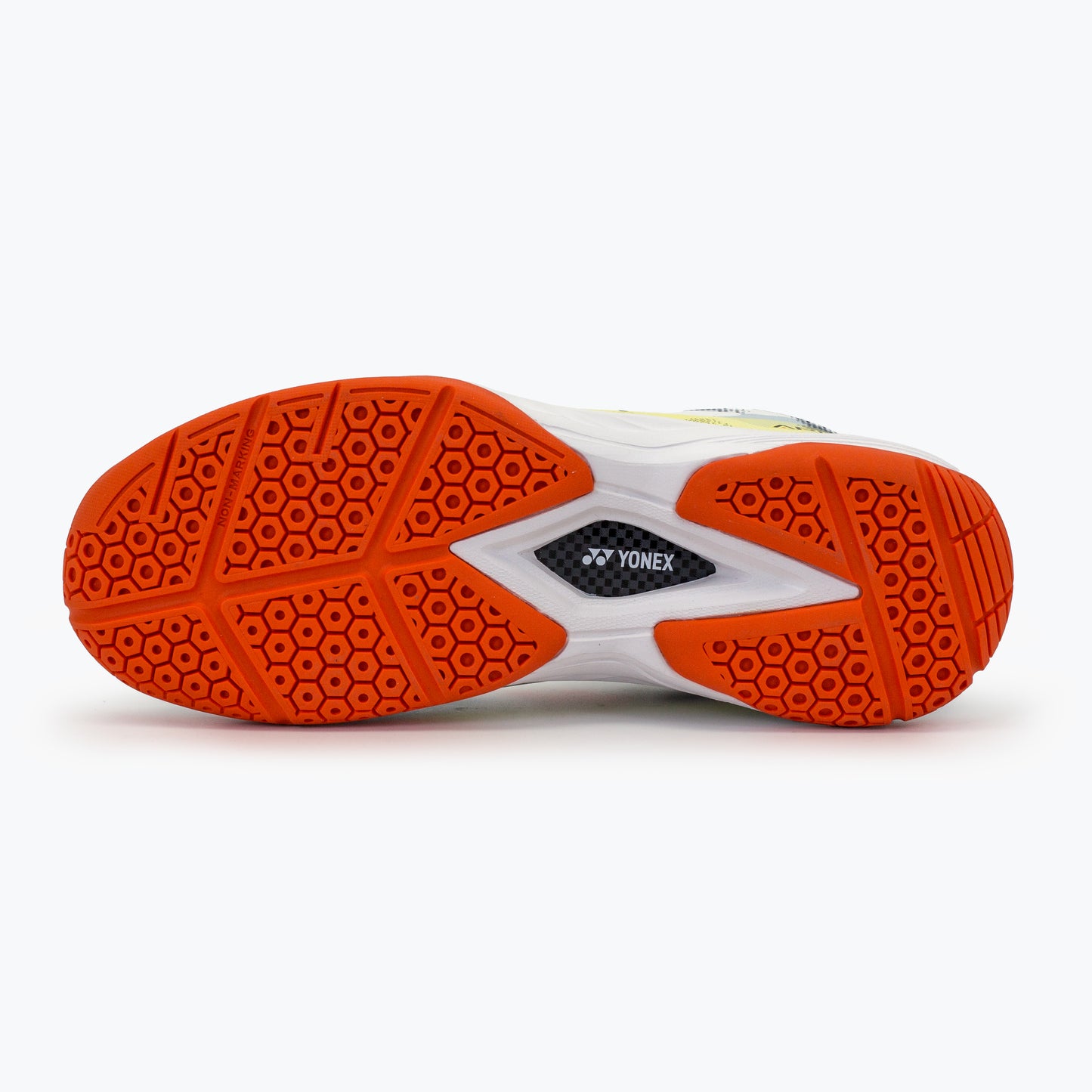 YONEX APIOS BADMINTON SHOES (WHITE/FLAME SCARLET)