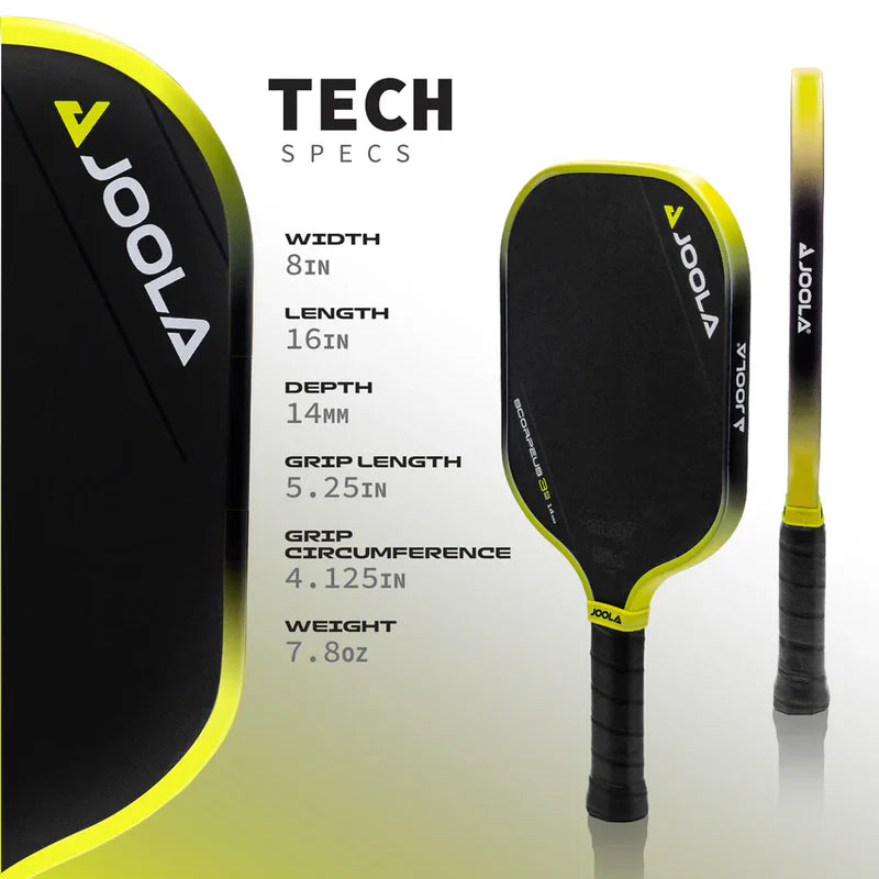 JOOLA ANNA BRIGHT SCORPEUS PICKLEBALL PADDLE - 14MM