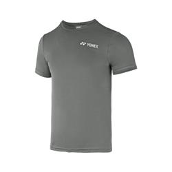 YONEX ROUND NECK SHIRT 2528 GUN METAL / WHITE