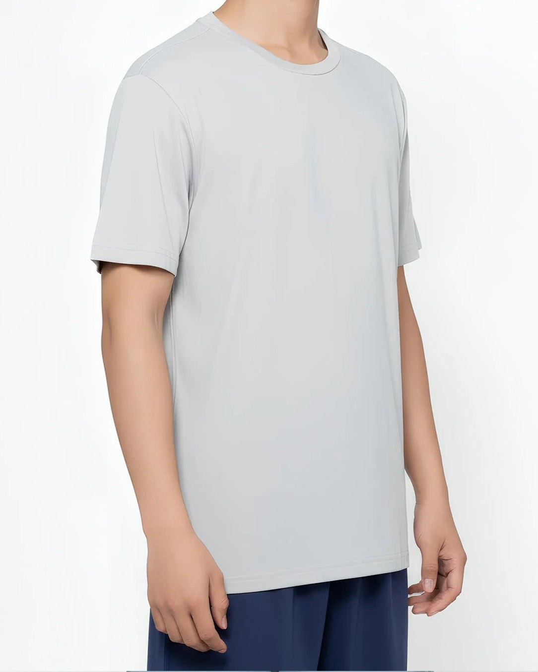 YONEX ROUND NECK SHIRT 3114 - HEATHER GREY