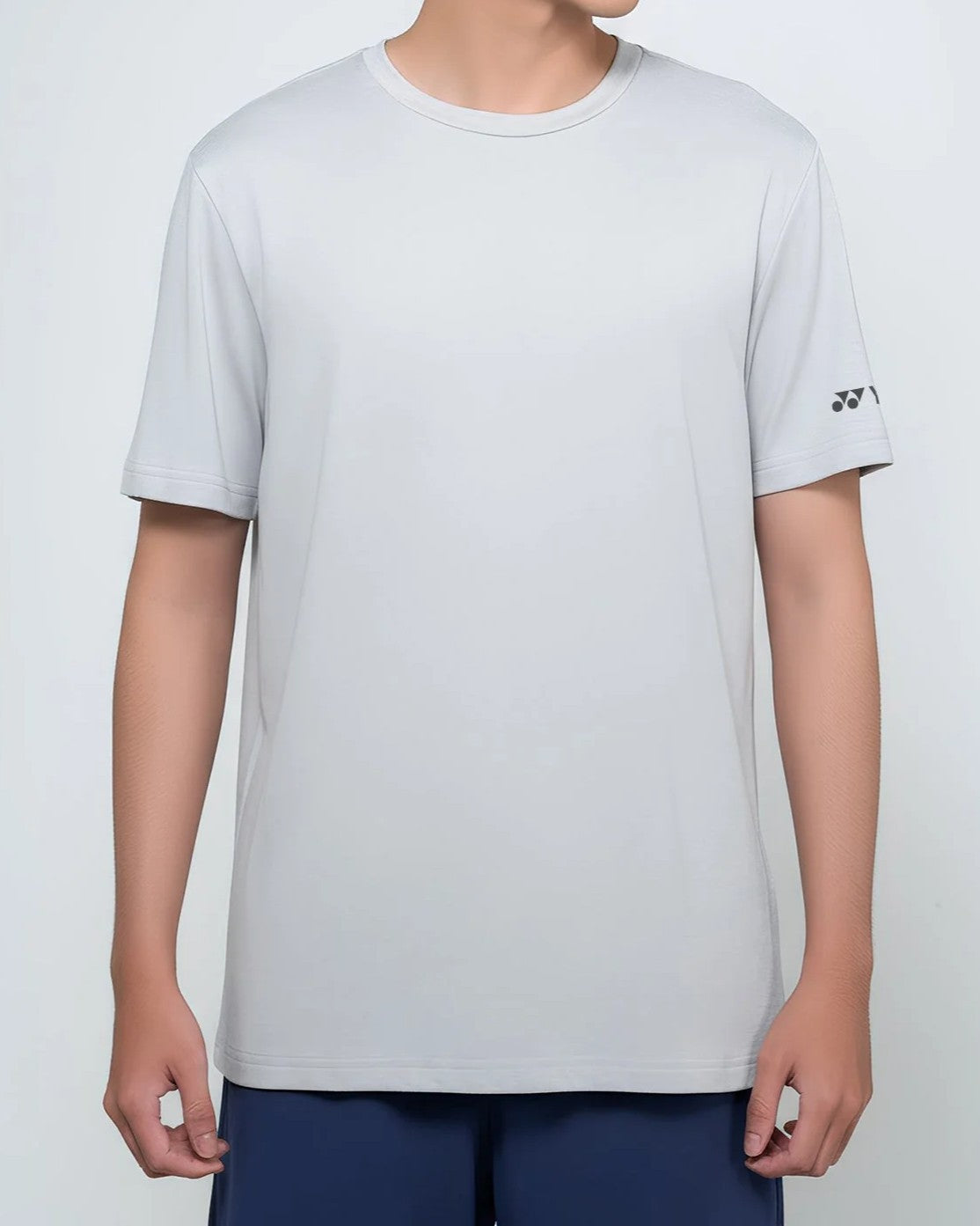 YONEX ROUND NECK SHIRT 3113 - HEATHER GREY