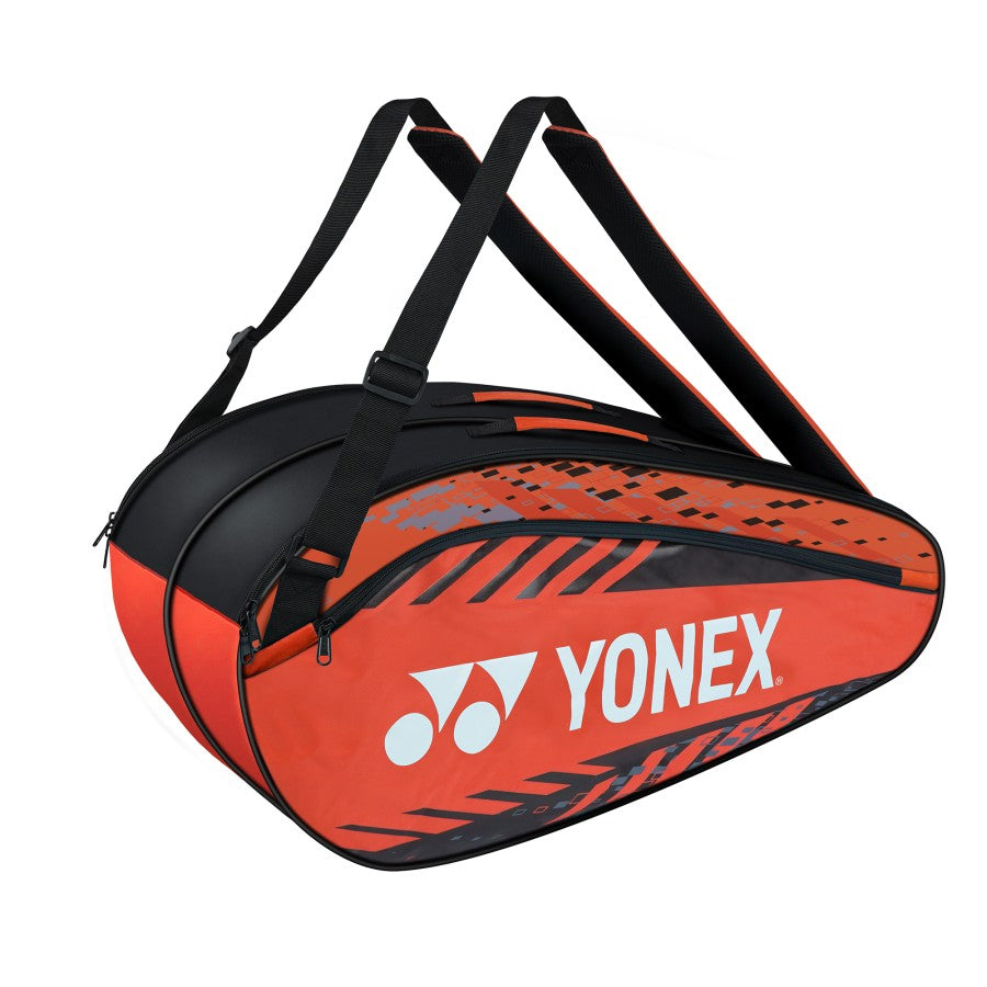 YONEX TOURNAMENT BAG 2329-T02 (9PCS) RACING RED/WHITE