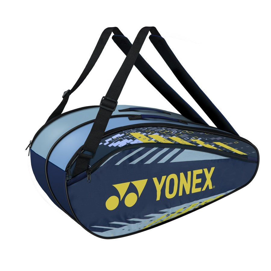 YONEX TOURNAMENT BAG 2329-T02 (9PCS) NAVY/GOLDEN KIWI