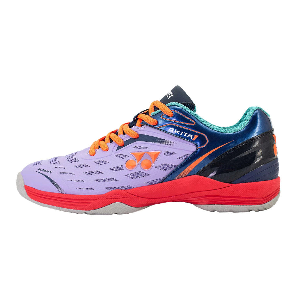 YONEX BADMINTON SHOES AKITA DUAL COLOR - JACARANDA / DEEP BLUE