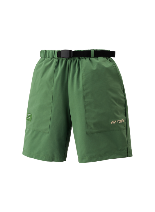 YONEX NATURAL SERIES UNISEX SHORTS 15232EX OLIVE GREEN