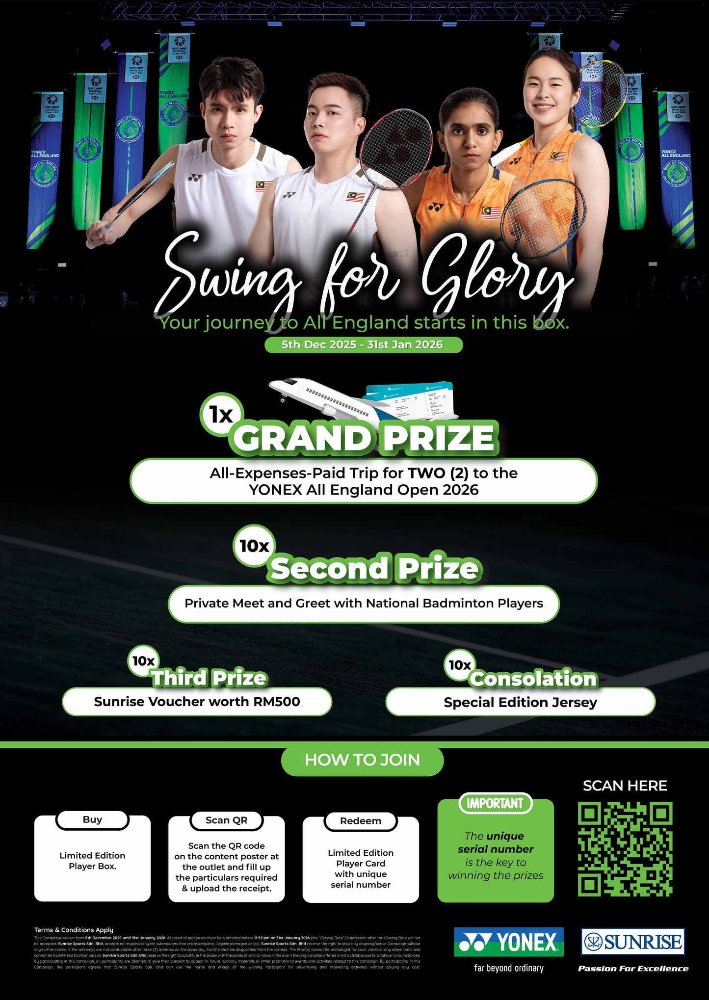 YONEX LIMITED EDITION PLAYER BOX - AARON CHIA