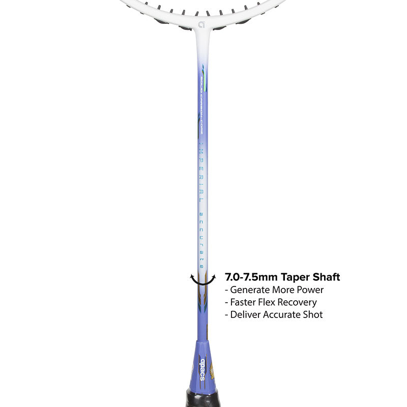 APACS IMPERIAL ACCURATE (5U) - WHITE PURPLE MATTE